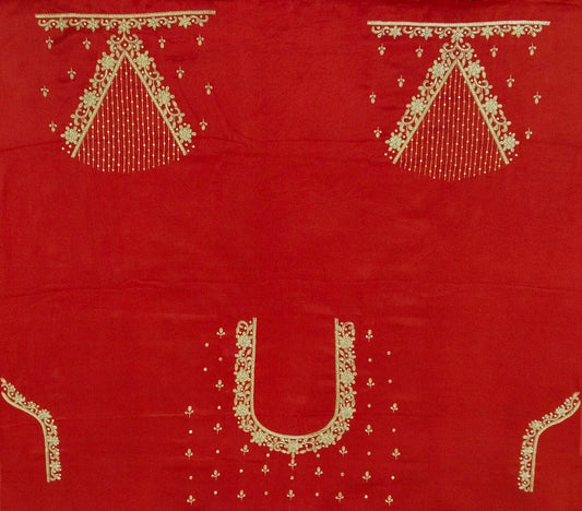 Handcrafted Zardozi Perfection blouse pis.
