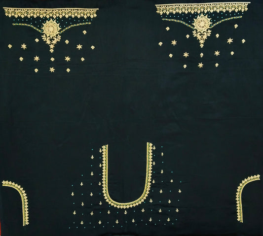 Sun Glory Heritage Blouse Piece (Black)