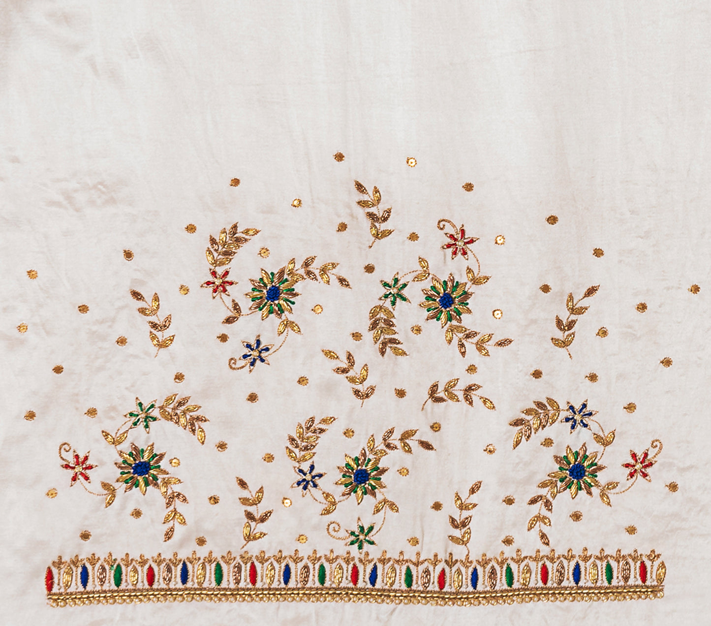 Zardozi Golden Thread Blouse Piece