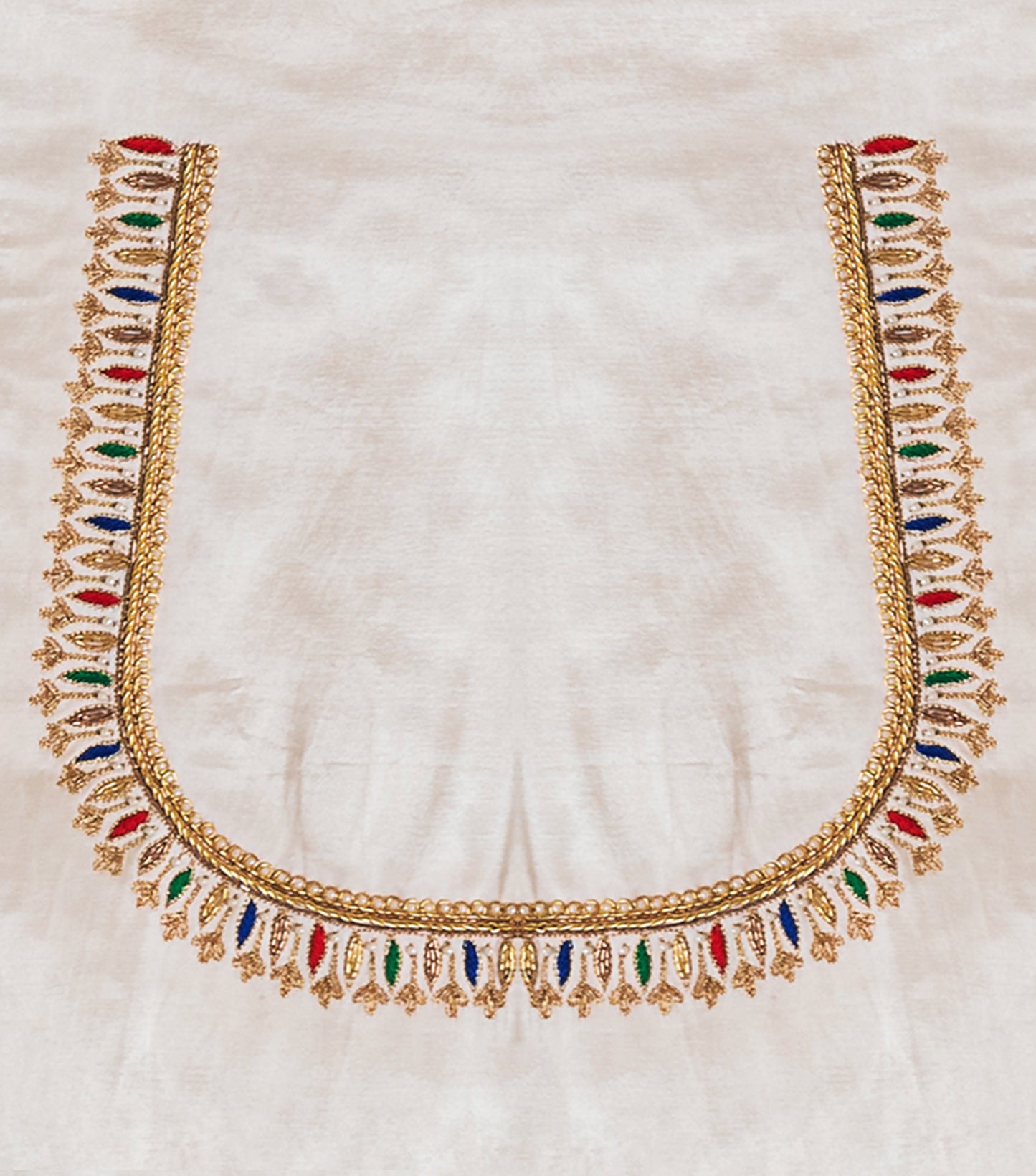 Zardozi Golden Thread Blouse Piece