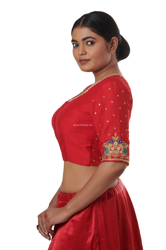 Imperial monarchy sparkle  princess line blouse (Red)
