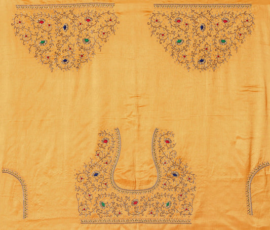 ForestFlair Zardozi Blouse (Mustard Yellow)