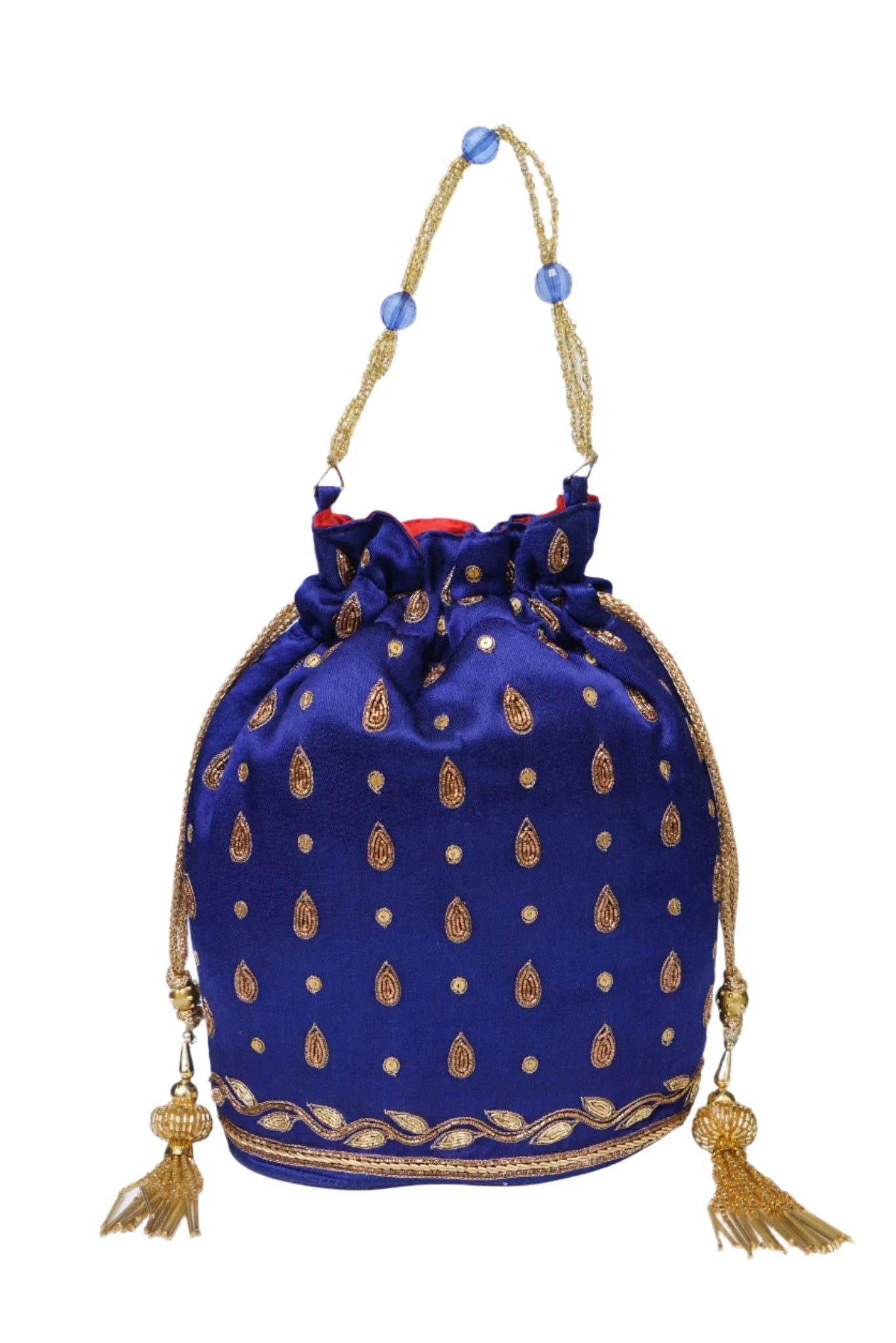 Beutyful Parrot Zardozi Work Potli Batwa