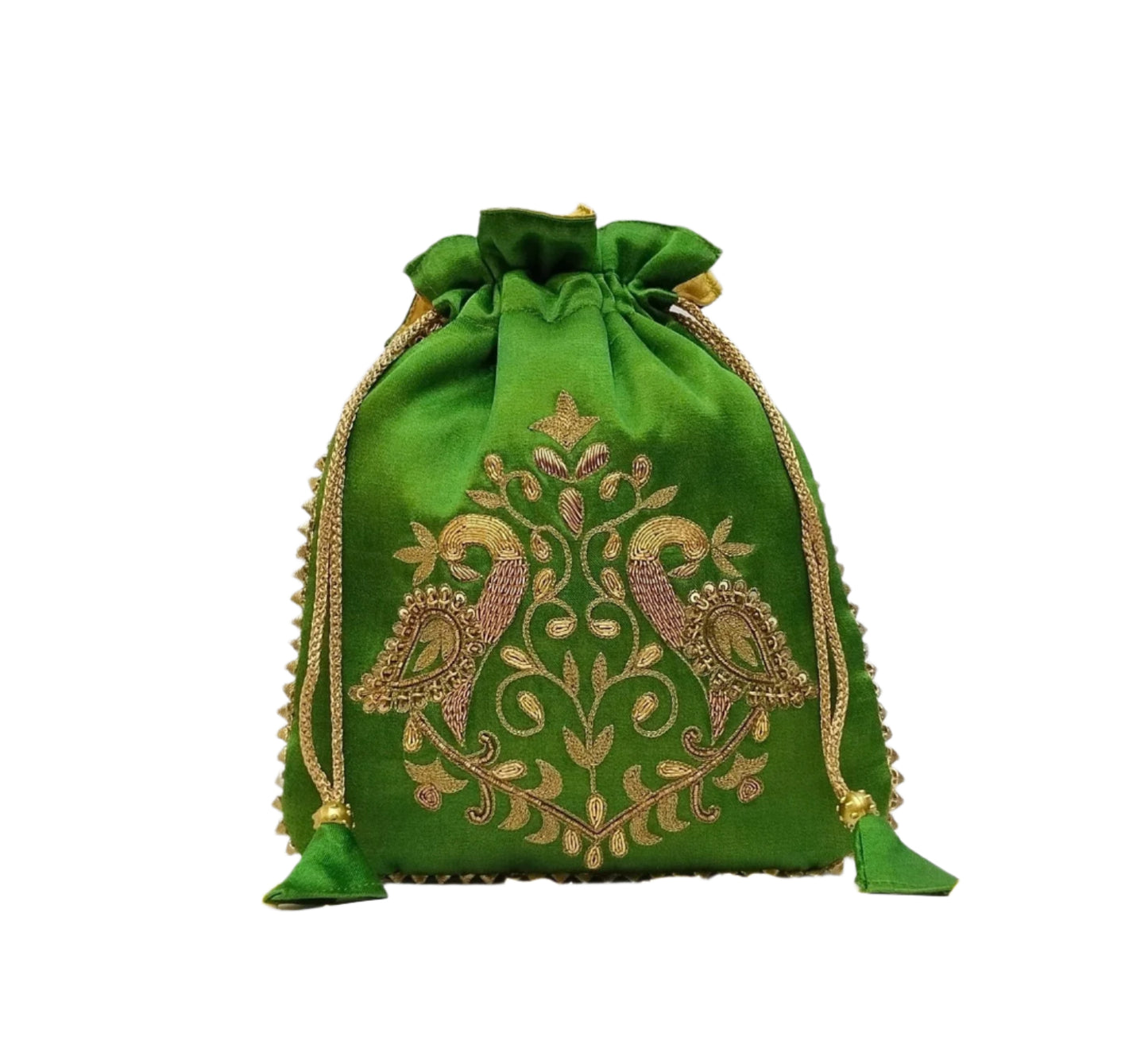 Peacock Zardozi Potli Batwa
