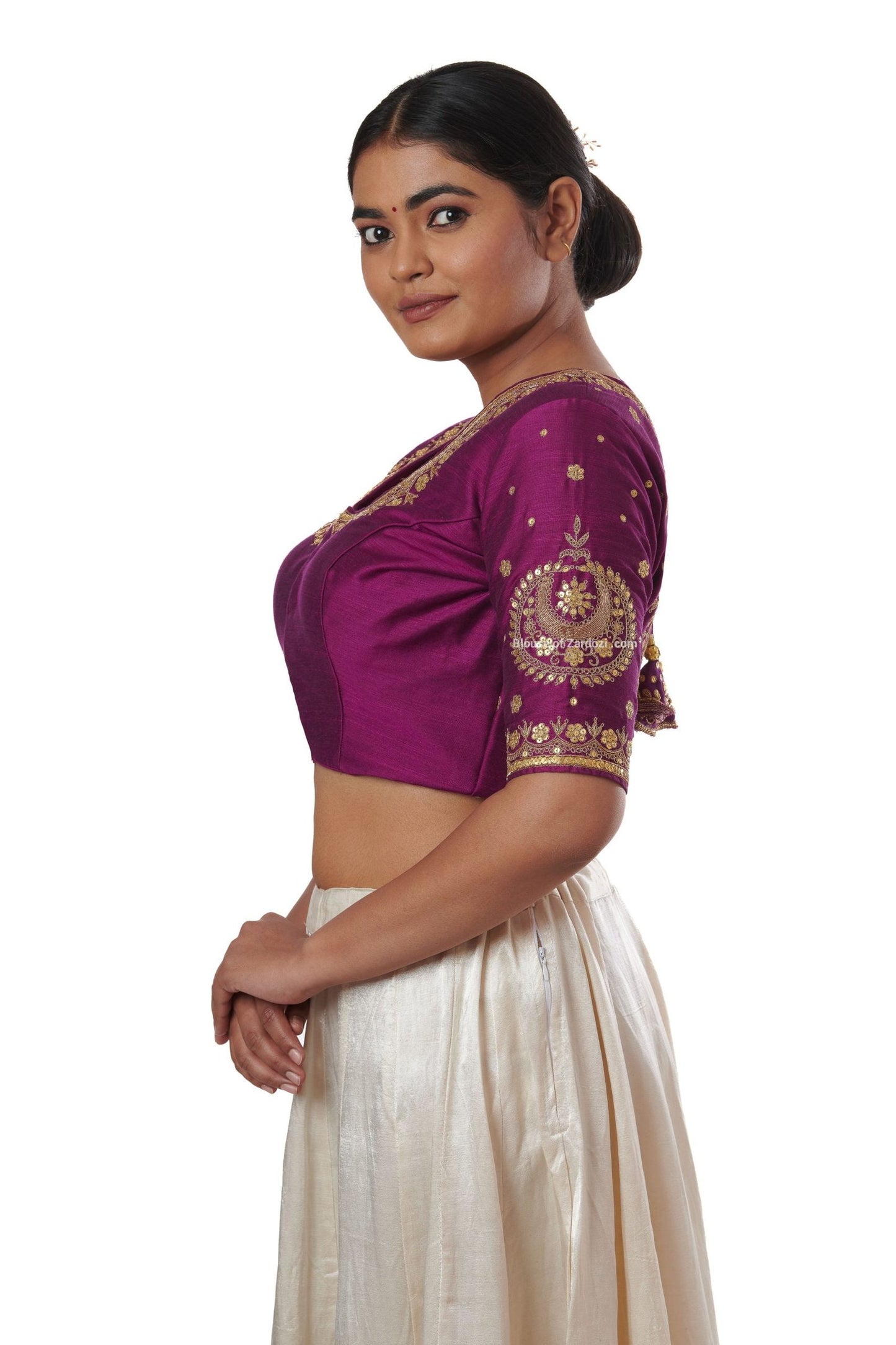 Regalia moonbeam princess line blouse (Purple)