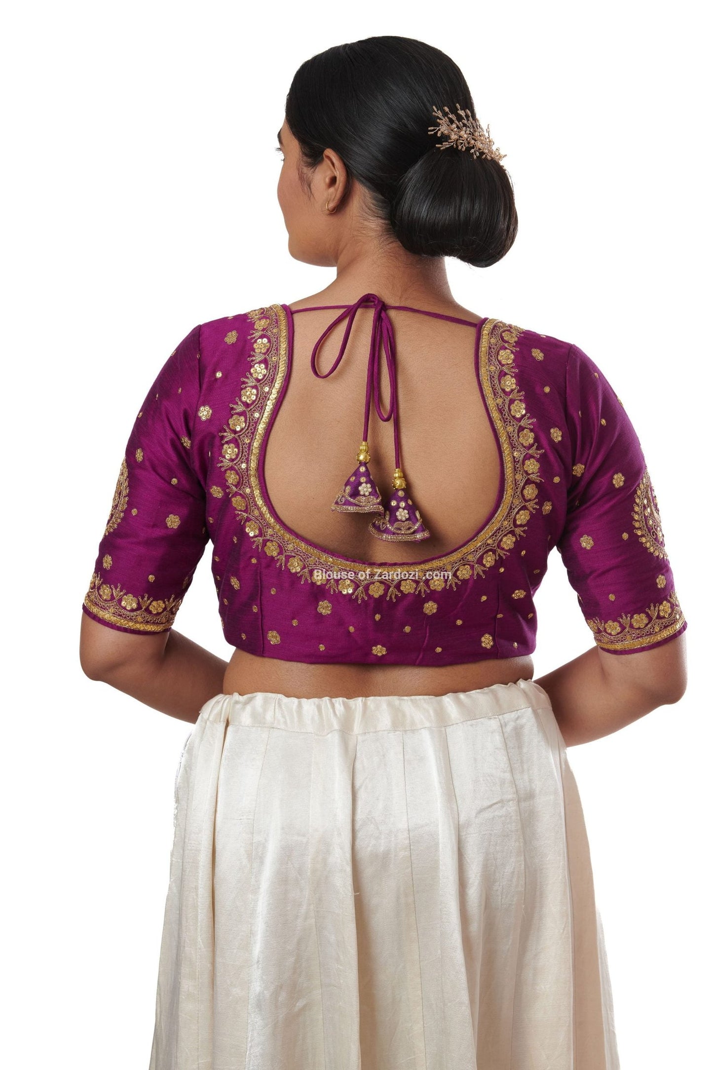 Regalia moonbeam princess line blouse (Purple)
