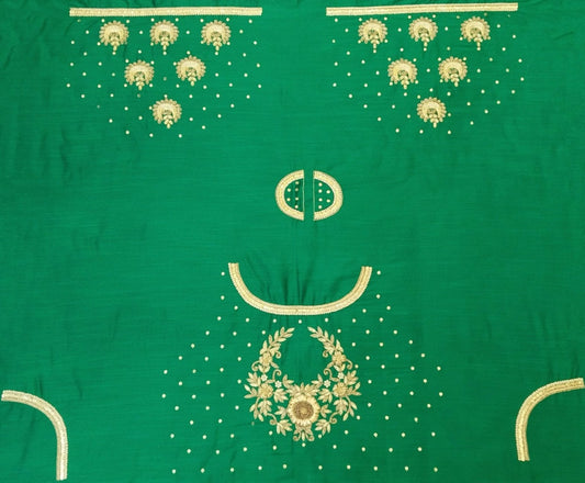 Butta Moon Royal Designer Blouse Pis (Green)